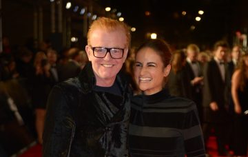 Chris Evans and wife Natasha