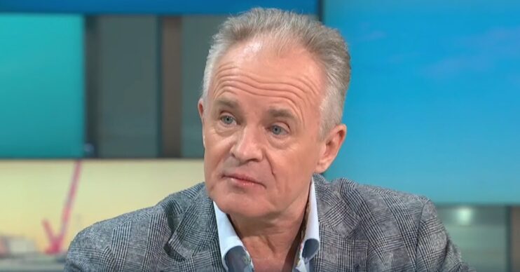 Bobby Davro looks sad on Good Morning Britain