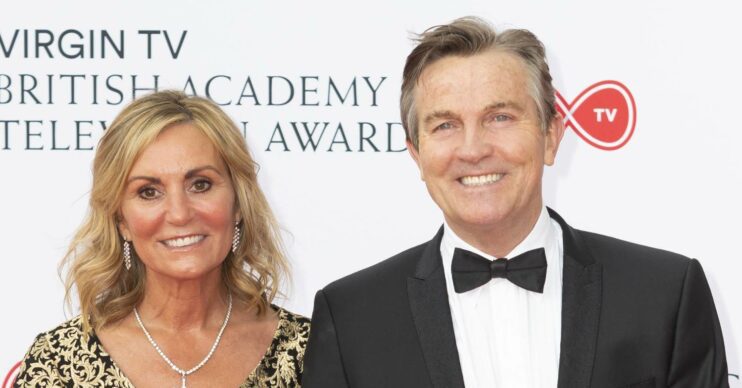Bradley Walsh smiles alongside wife Donna