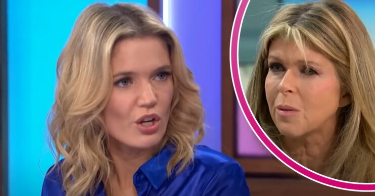 Kate Garraway and Charlotte Hawkins on GMB in ED composite