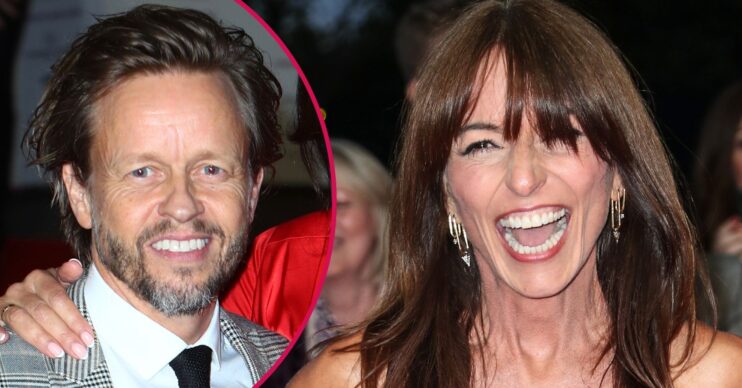 Michael Douglas smiles, Davina McCall looks ecstatic