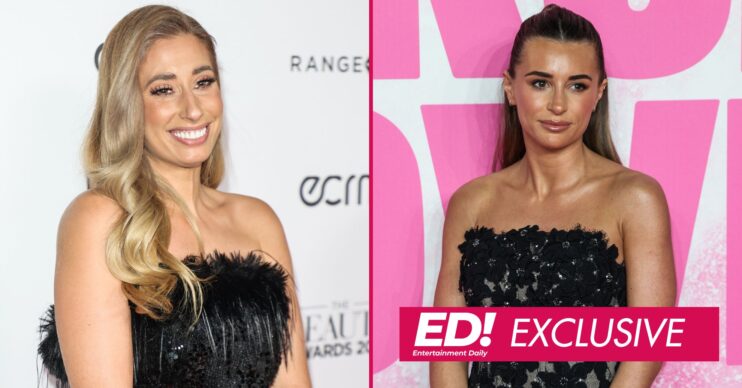 Stacey Solomon and Dani Dyer on the red carpet
