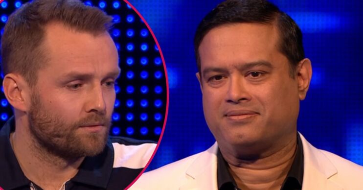 ED comp: The Chase contestant / Paul Sinha smiling