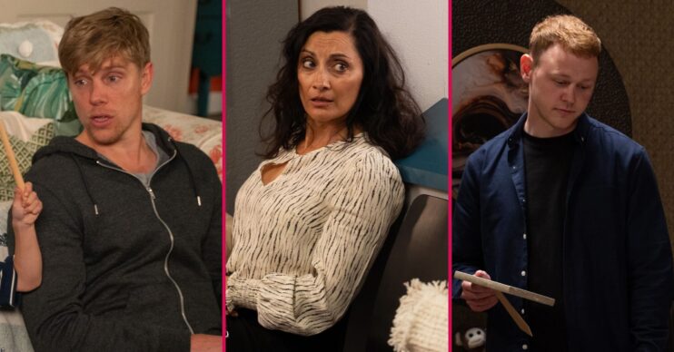 Robert, Manpreet and Mike split pic (Credit: ITV/Comp ED!)