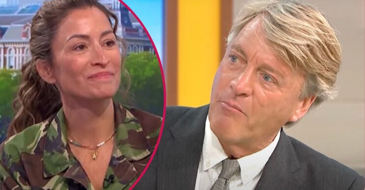 Rebecca Loos and Richard Madeley on GMB
