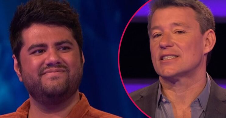 Split image of Tipping Point player Nikesh (left) and Ben Shephard (right)