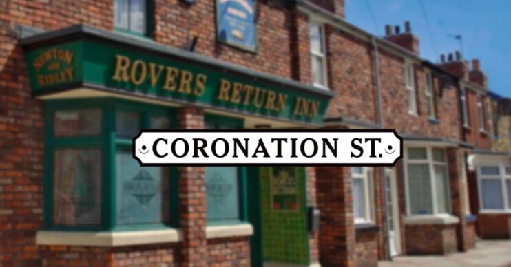 Coronation Street background and logo