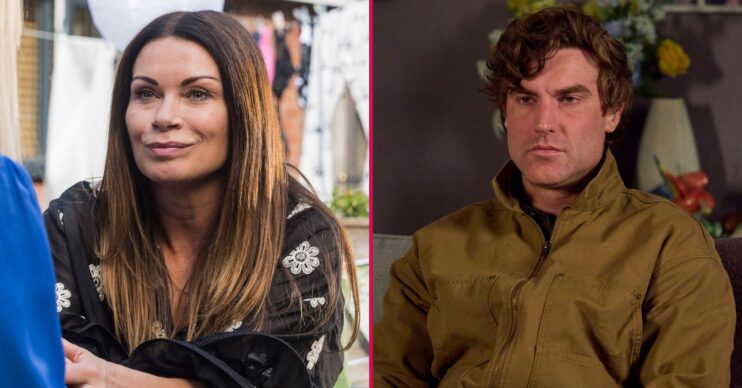 ED split: Carla and Theo in Coronation Street