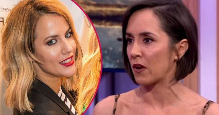 Caroline Flack and Janette Manrara