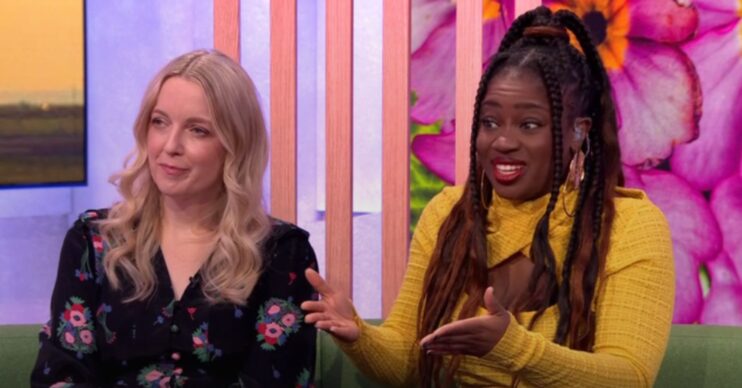 Clara Amfo and Lauren Laverne hosting The One Show
