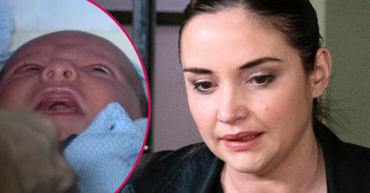 EastEnders' Lauren, baby Jimmy