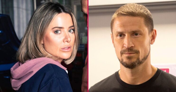 Abi and Carl in Coronation Street