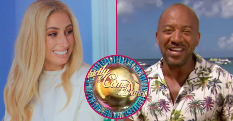 Stacey Solomon, Strictly logo and Craig Rowe