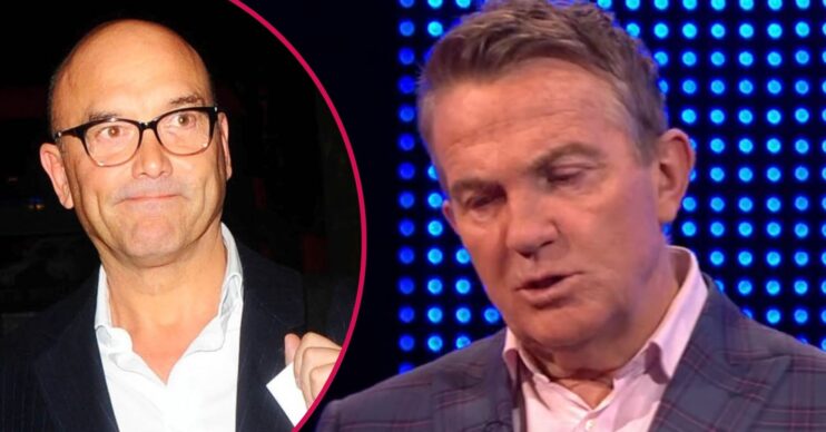 Split image of Gregg Wallace (left) and Bradley Walsh (right)