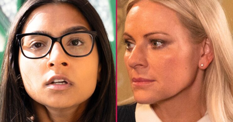 Coronation Street's Asha, Lisa split pic