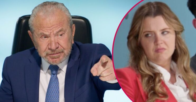 Emma and Alan Sugar on The The Apprentice