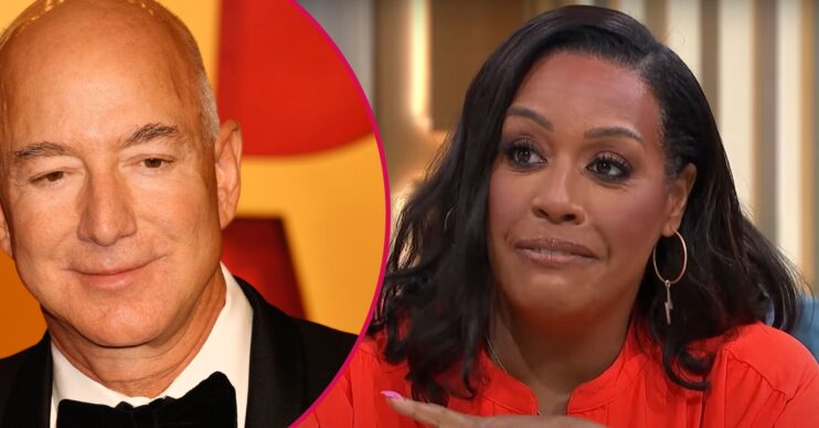 Jeff Bezos / Alison Hammond on This Morning