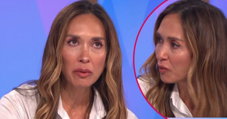 ED comp: Myleene Klass breaks down in tears