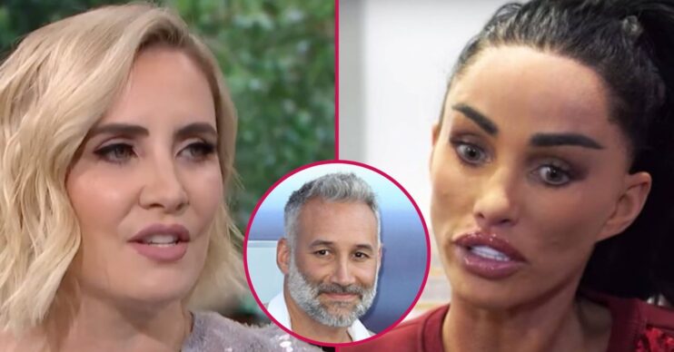 Claire, Dane and Katie Price