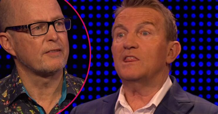 Bradley Walsh and player on The Chase