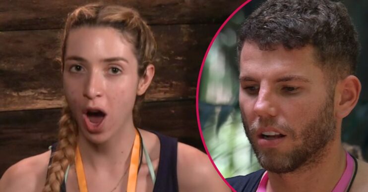 ED! composite of GK Barry in the Bush Telegraph on I'm A Celebrity and Dean McCullough looking confused