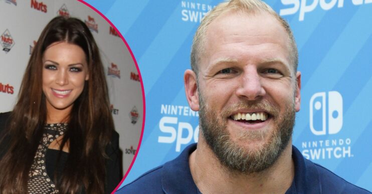 James and his 'new girlfriend'