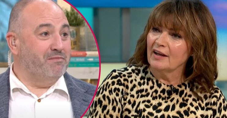 Split image of Wynne Evans (left) and Lorraine Kelly (right)