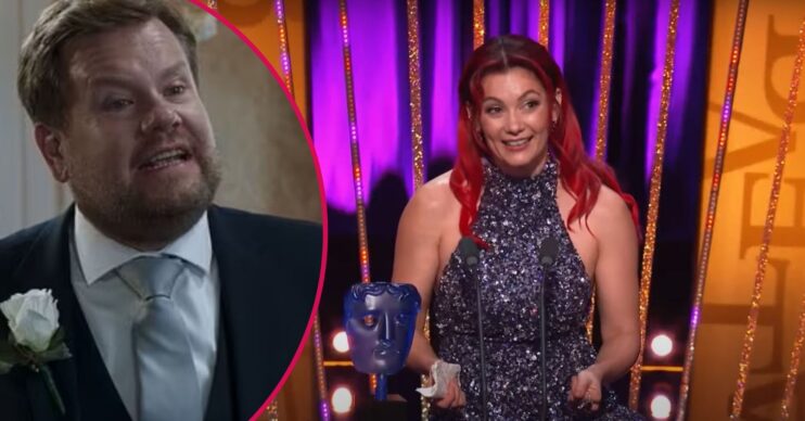 James Corden in Gavin and Stacey / Dianne Buswell at the BAFTAs