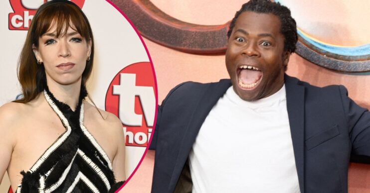 Linda smiling / Ade Adepitan smiling wide