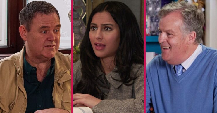 ED triple pic: Corrie characters