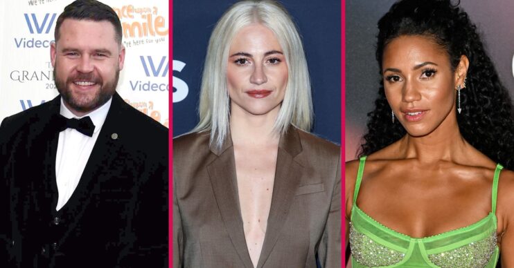 Danny Miller, Pixie Lott, and Vick Hope