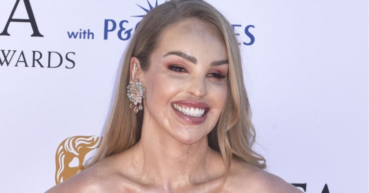 Katie Piper smiling on the red carpet