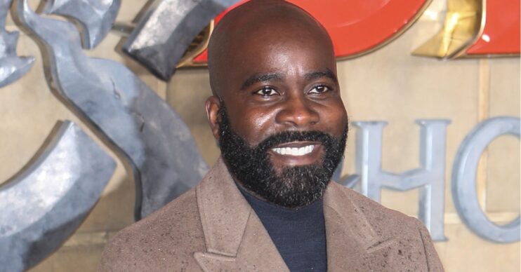 Melvin Odoom on the red carpet