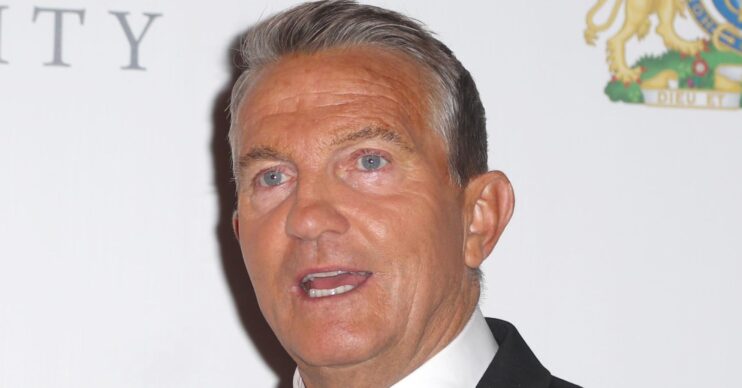 Bradley Walsh dressed in suit for the 2023 Royal Variety Performance at the Royal Albert Hall in London