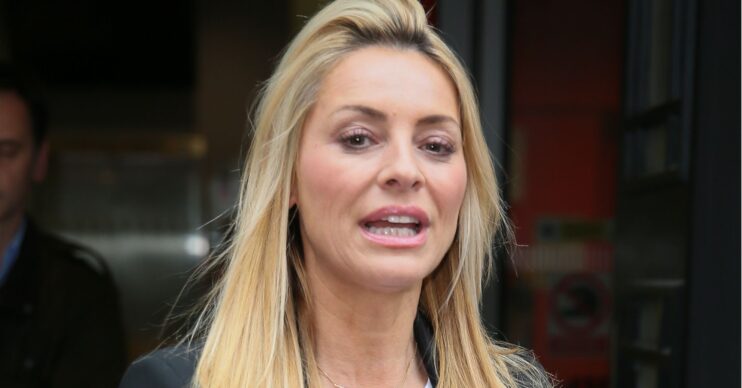 Tess Daly looking in front