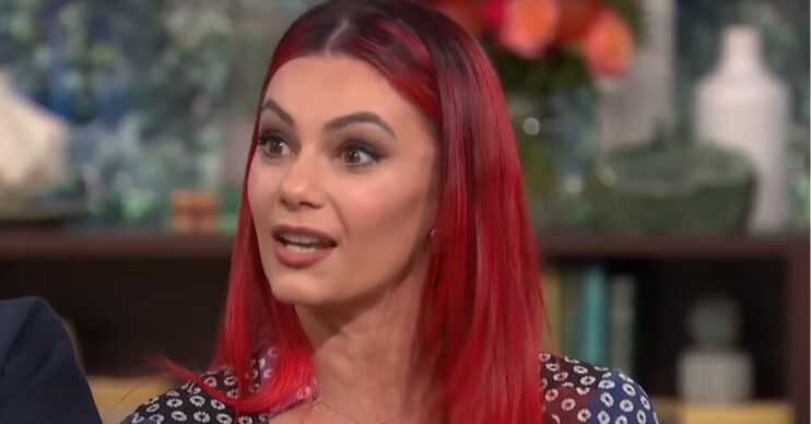 Dianne Buswell speaking on This Morning