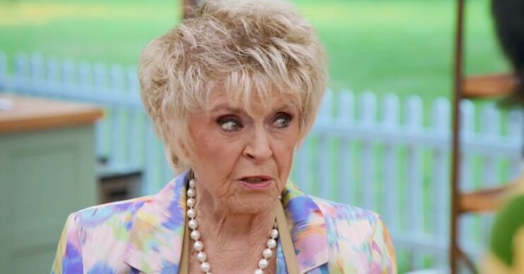 Gloria Hunniford speaking on Bake Off
