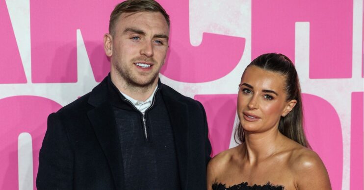 Dani Dyer and Jarrod Bowen on the red carpet