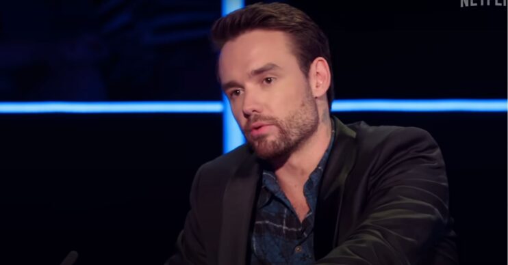 Liam Payne staring in front