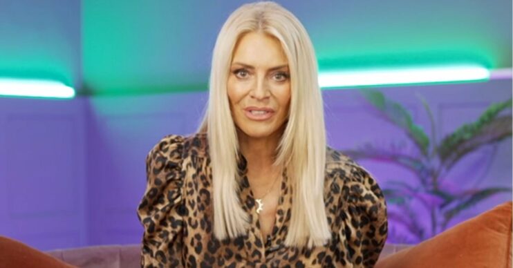 Tess Daly speaking to camera