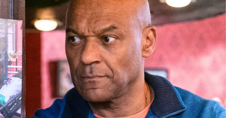 EastEnders' George serious