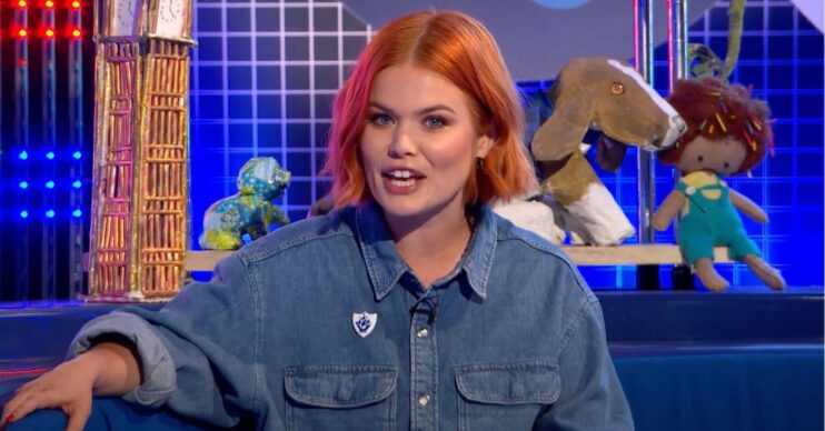 Lindsey Russell presenting Blue Peter