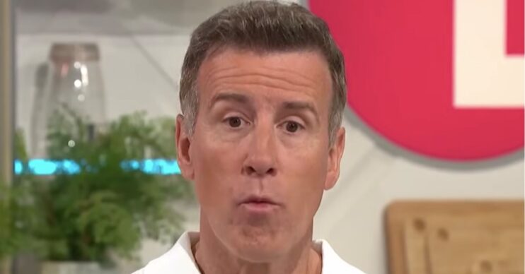 Anton looking serious