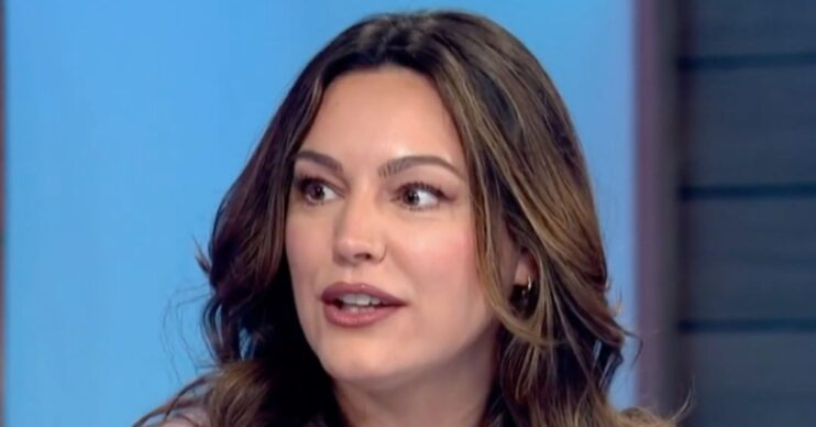 Kelly Brook looking serious