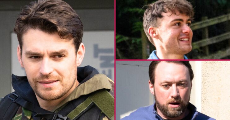 Emmerdale's Mack, Lewis, Liam