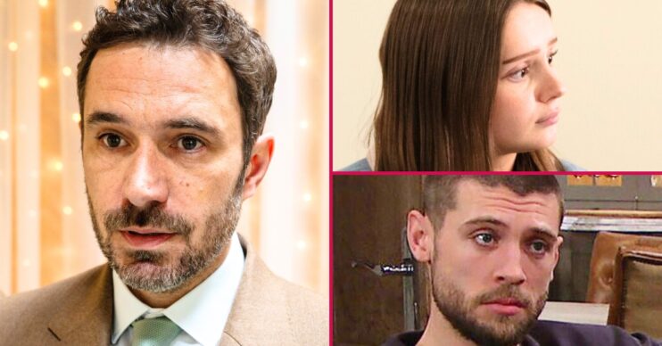 Emmerdale's John, Sarah, Joe