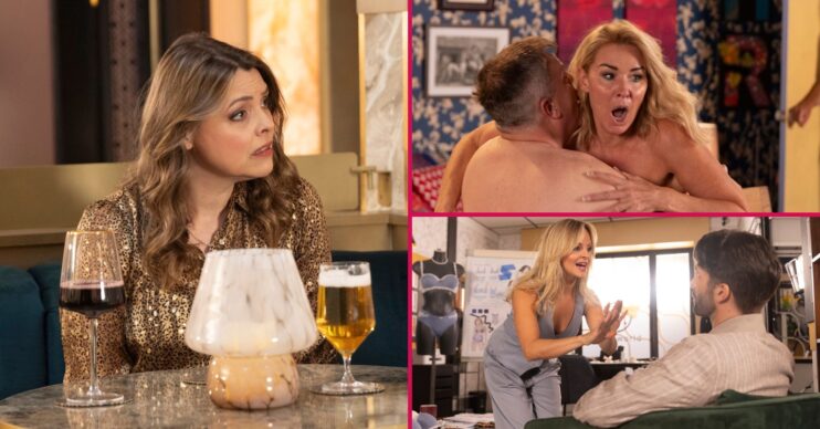 Tracy, Steve and Cassie and Sarah split shot (Credit: ITV/Comp ED!)