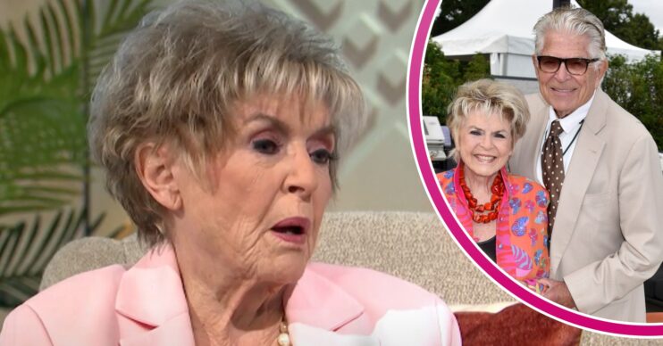 Gloria Hunniford on Lorraine and with husband Stephen Way at Chelsea Flower Show