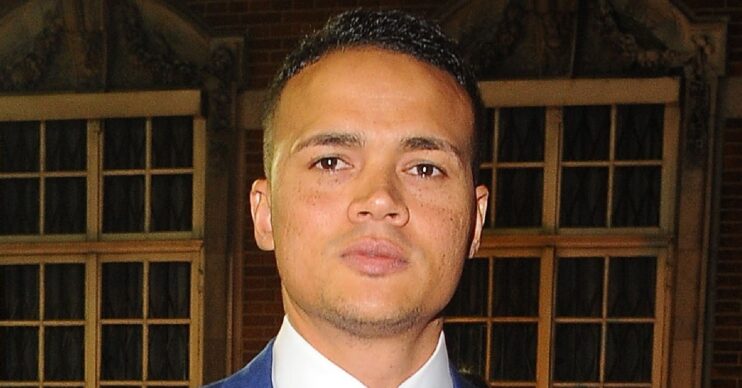 Jermaine Jenas posing at event