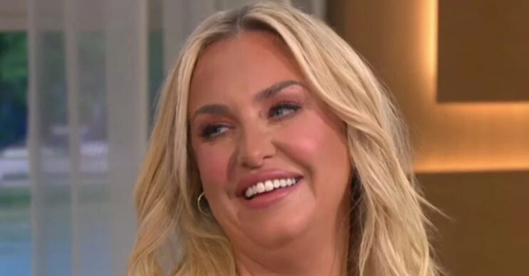 Josie Gibson smiling on This Morning